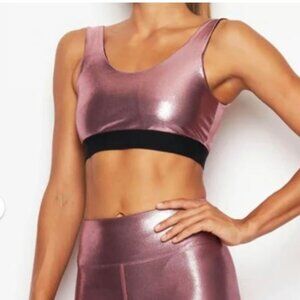 Heroine Sport Rose Gold Marvel Bra Size M NWOT